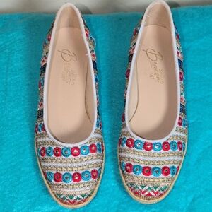 Beacon Multicolor Embroidered Flats